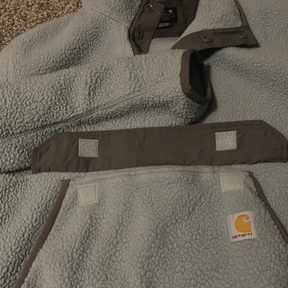 Carhartt Light Blue Coat/Jacket - Picture 3 of 7